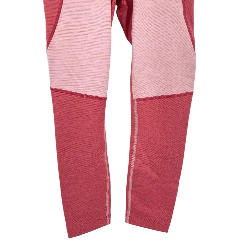 Outdoor Voices Core 3/4 Leggings Size Xsmall XS Thistle Desert Rose Pink TechSwe